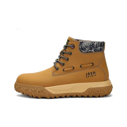 JEEP SPIRIT Желтые ботинки Короткий MID Голень Мартин Boot Мужской