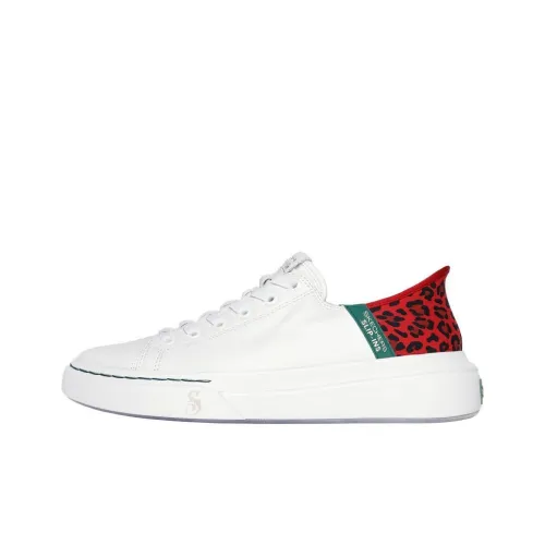 Snoop Dogg x Skechers Snoop One Low Топ Повседневная обувь Мужская Белый Красный