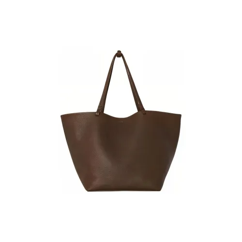 THE ROW Park Tote Телячья кожа Тоут Сумка Сумка для покупок Сумка на плечо Сумка Экстра-большая Женская Темно-оливково-зеленая