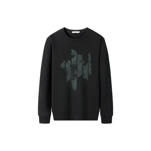 Dance with Wolves Толстовка Мужская Черная