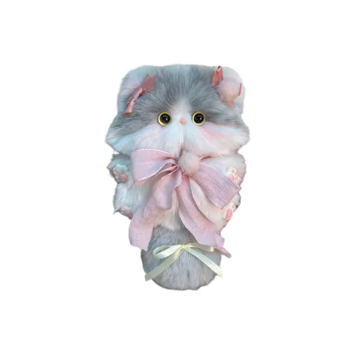 Dolls And Bears Dance Ручной работы DIY Милый Котенок Украшение Материал Сумка Куклы Плюшевый Брелок 10 см Рекомендуемая высота