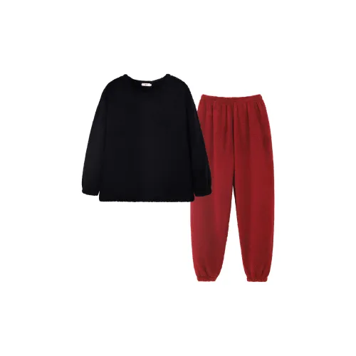 WANANNI Пижамный комплект женский черный