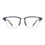 Синий и серебристый