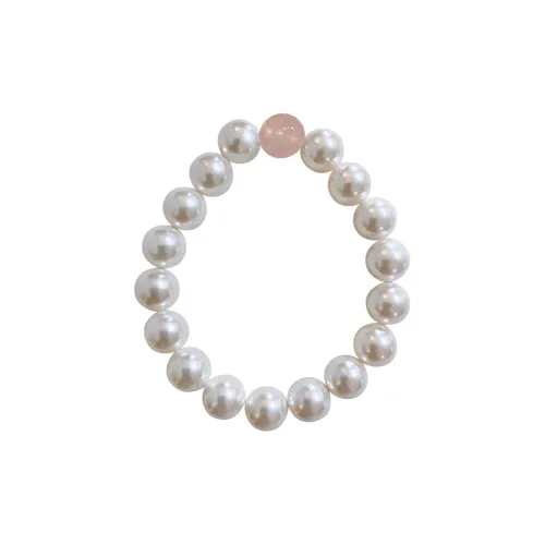 NATURALLYJOJO Искусственная жемчужина Кристалл Розовый Браслеты Женские