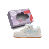 Кремовый синий