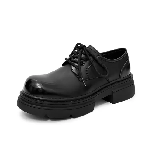 DUNNU Повседневные кожаные туфли с низким верхом мужские