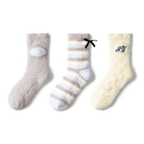 PRIMEET Носки Crew Женские упаковка из 3 пар