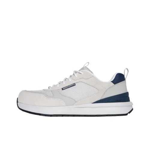 SKECHERS WORK Низкий топ Беговые кроссовки Мужские Светло-серый