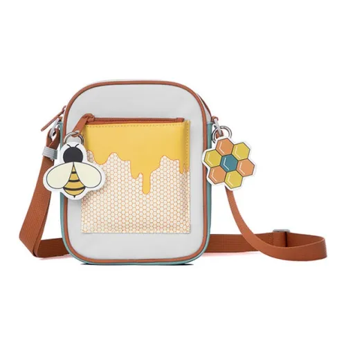 MR.ACE HOMME Полиэстер Плечевая сумка Маленькая Унисекс Синий Желтый