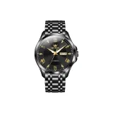 Стальной браслет, чисто черный