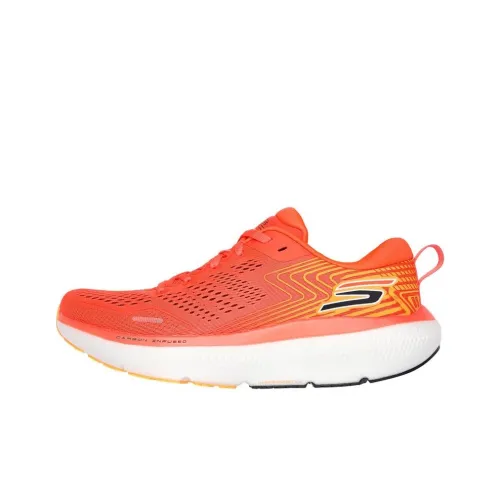 Skechers GO Run Ride 11 Low Топ Беговые кроссовки Мужские Красные