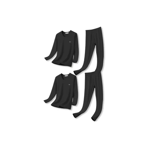 SEPTWOLVES Термический комплект мужской 2 штуки черный