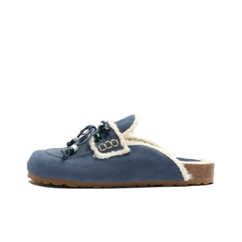 SCAROSSO ЭВА Устойчивый к истиранию противоскользящий домашний шлепанцы Женские Синие
