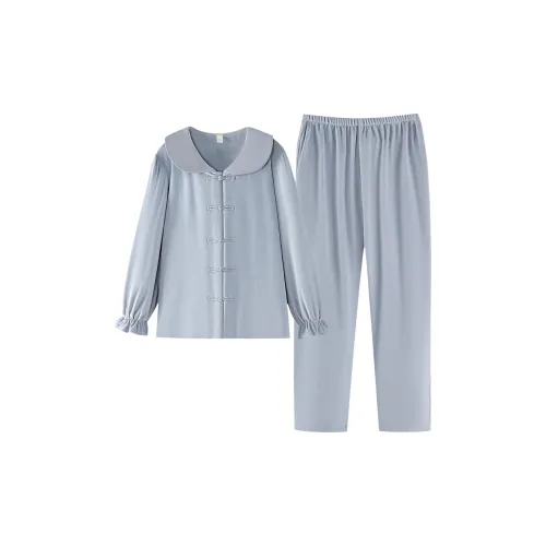 UAVAE ZJ MZD1724 Синий Женские Пижамные комплекты