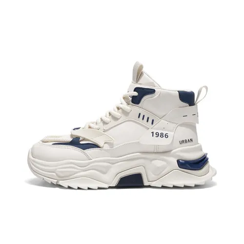 URBAN AUTHENTIC Противоскользящие устойчивые к истиранию высокие топы массивные кроссовки Мужские