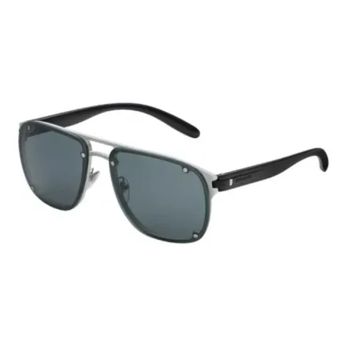 BVLGARI Металл Aviator Солнцезащитные очки Женские Черный