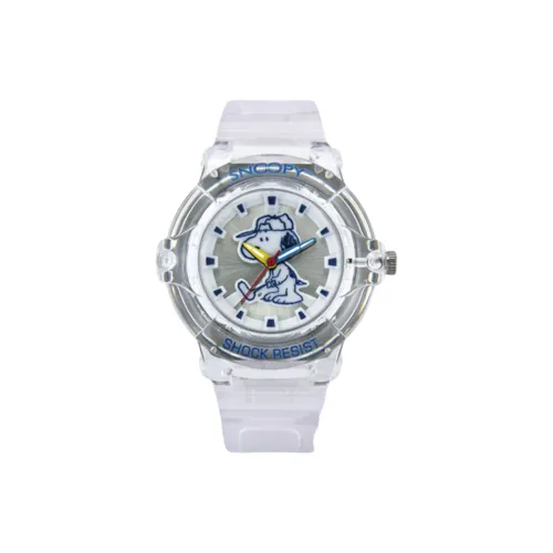 SNOOPY Кварцевый механизм Унисекс Белый циферблат