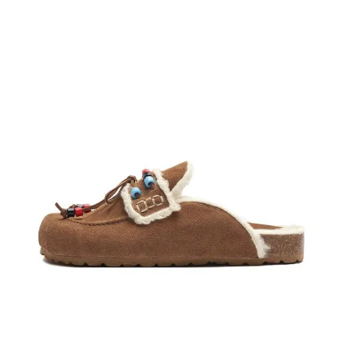 SCAROSSO Домашние тапочки Коричневый Женские