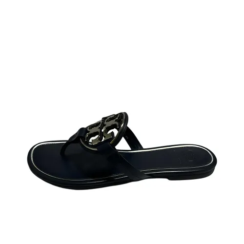 TORY BURCH Шлепанцы Женские Темно-синий