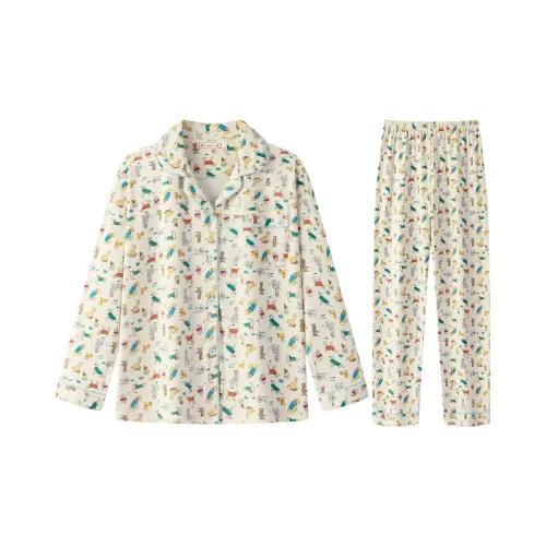 William Pajama Комплект Женский Полный С принтом