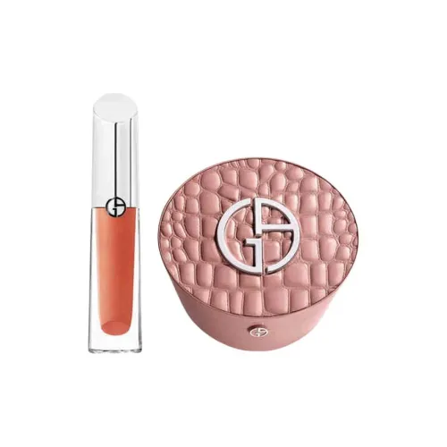 AMANI Телесный Коричневый Крокодиловый узор Наборы для макияжа с воздушным матовым покрытием Natural Clear 15г+6,5мл