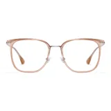 Прозрачный чайный розово-золотой