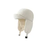 Утепленный пилотка - Белый