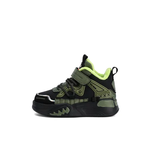 PAUL FRANK Противоскользящий Легкий Амортизация Высокий Топ Детские Скейтбординги Черный Детский