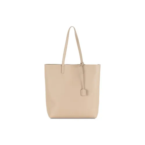 SAINT LAURENT Мягкая кожа Комбо Сумка Тоут Сумка Сумка для покупок Сумка на одно плечо Женская Темно-бежевый