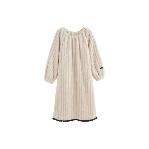 XUANZHITING Ночная сорочка Женская Экрю