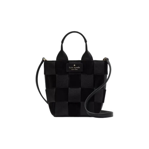 Kate Spade Лакированная кожа Тоут Сумка Сумка для покупок Сумка через плечо Сумка Мини Женская Черная