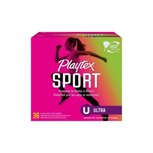 PLAYTEX Спорт Ультра Тампоны Супер Высокий Отвод Аромат Бесплатно 36 шт