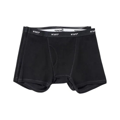 WTAPS FW24 Skivvies Трусы Мужские 3 упаковки Черный