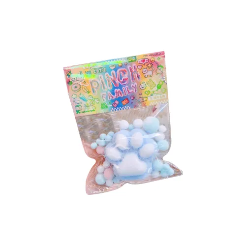 KAQU K Kawaii Squeeze Play Stress Relief Plush Cat PAWS Toys