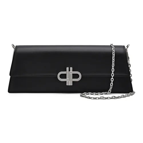 Pedro Сумка из коровьей кожи Baguette Сумка через плечо Маленькая Женская Черная Темно-умбровая