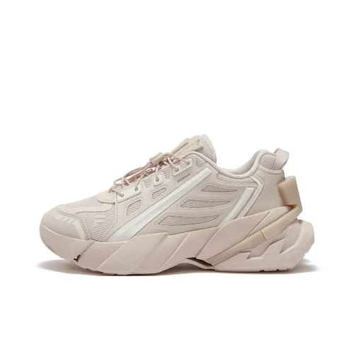 FILA FUSION Ti 22 Low Топ Casual Женский Розовый Белый