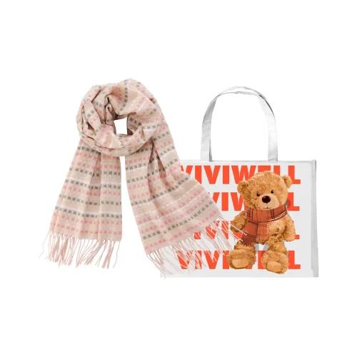 VIVIWELL Вязаные шарфы из искусственного кашемира для женщин