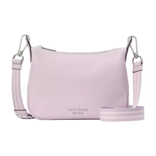 Kate Spade Сумка через плечо из текстуры кожа личи средний размер женский фиолетовый туман