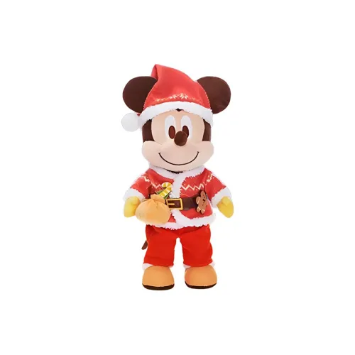 Disney 2022 Зимняя Коллекция Праздника Куклы Mickey Плюшевая Кукла 28 см Высота