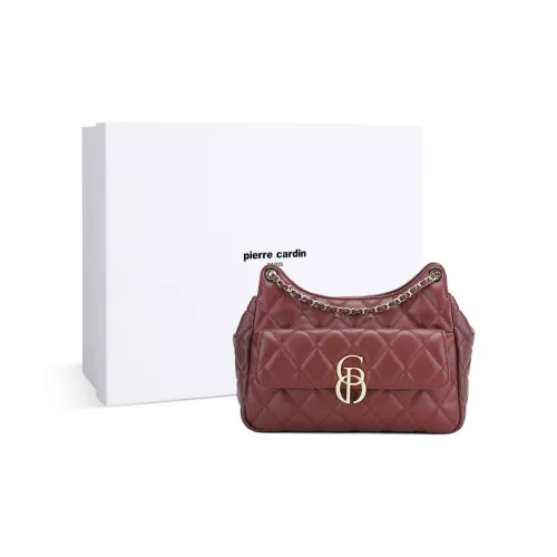 PIERRE CARDIN Сумка через плечо из коровьей кожи Женская Черный Экрю Бургунди Хаки