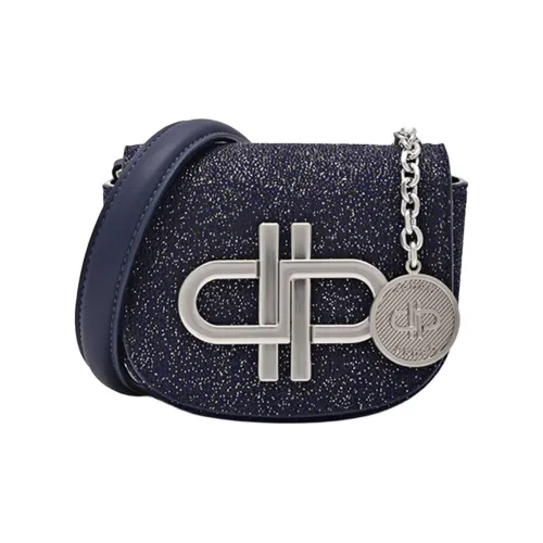 PEDRO Овчина Седло Сумка Сумка через плечо Мини Женская Темно-фиолетовая