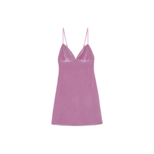 Victoria's Secret Ночная сорочка Женская Велюр Розовая