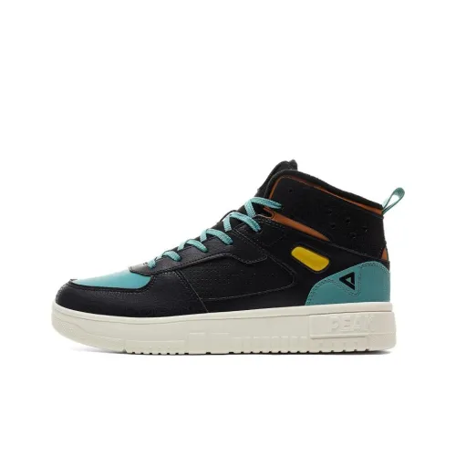 Кроссовки для скейтбординга PEAK High Top Черные Синие Желтые Мужские