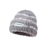 Серый с розовыми полосами