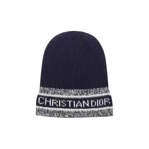 DIOR Шерсть Бини Женские Морской Синий