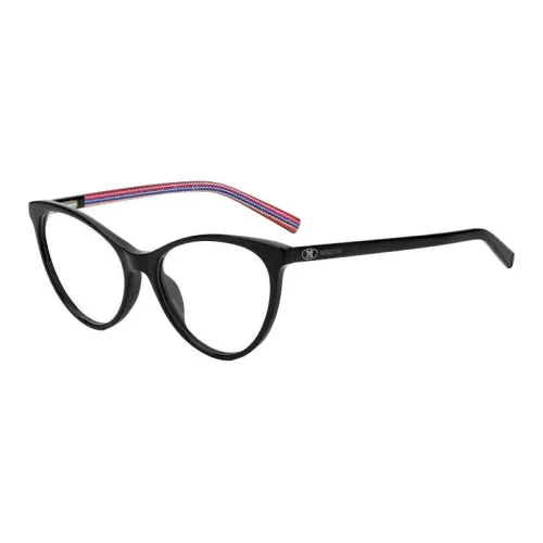 MISSONI Ацетатные оправы для очков "Кошачий глаз" Женские Черные