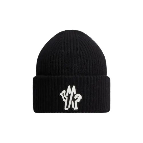 Moncler Шерсть Бини Мужской Черный