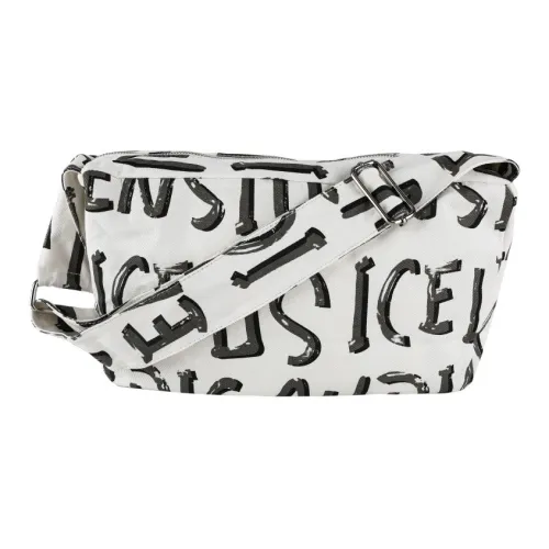 ALOENEY Холщовая сумка сумка через плечо большая унисекс разноцветная