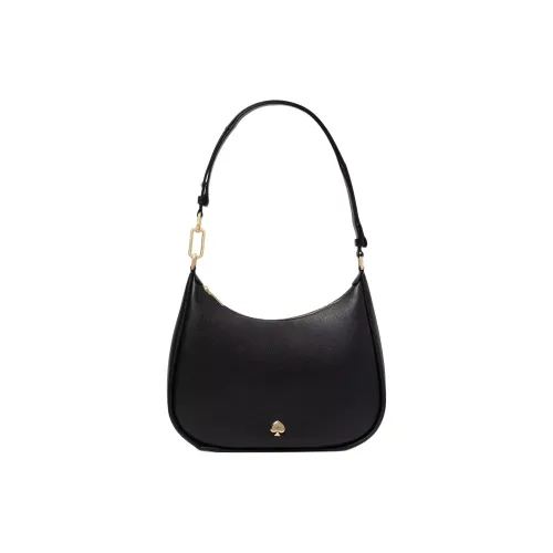 Kate Spade Сумка через плечо из крупнозернистой текстуры кожа кожа большой женский черный