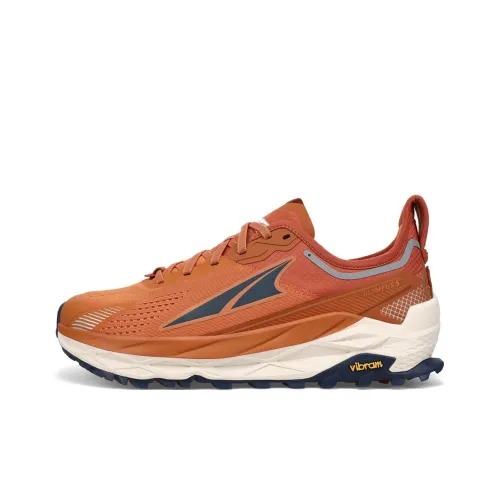 Altra Olympus 5 Slip-resistant Abrasion-resistant Low Top Casual Running Shoes Men's Orange Альтра Olympus 5 Противоскользящий Устойчивый к истиранию Низкий Топ Повседневные Беговые Кроссовки Мужские Оранжевые